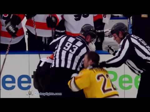 Daniel Carcillo vs Shawn Thornton Jan 1, 2010
