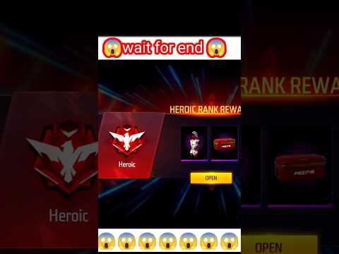 new cs rank heroic rewards😱😱#freefire #shorts #ytshorts #short #csrank #ff#viral