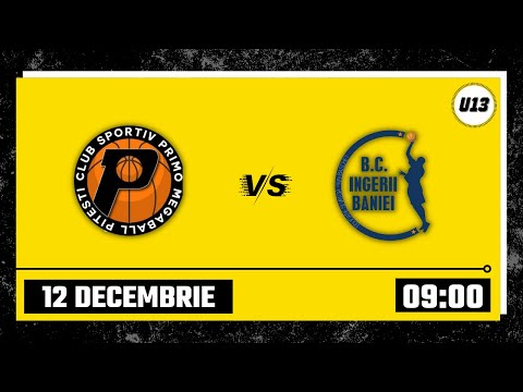 LIVE 🏀 CN U13M ACS Primo Megaball Pitesti - ACS ID Ingerii Baniei Craiova