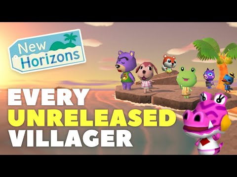 Every UNRELEASED Villager in Animal Crossing New Horizons