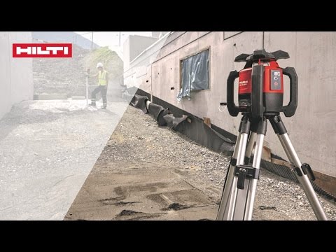 HOW TO - Slope auto-alignment with the Hilti PR 300-HV2S dual grade rotating laser level