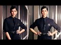 Sanjana Sanghi Sizzles In Men S Shirt And Sexy High Slit Velvet Skirt See Viral Photos