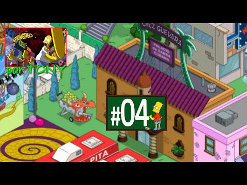 Los Simpson Springfield "Juegos'20: Cap. 4 - Lanzapelotas de tenis dragón" por Tony