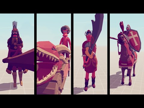 TABS secret units Vlad, Wheelbarrow Dragon, Bomb Cannon, Cavalry, Lady Red Jade