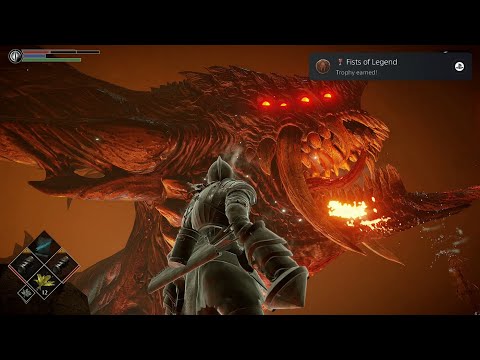 Demon's Souls - Dragon God Boss Walkthrough - Fists of Legend Trophy
