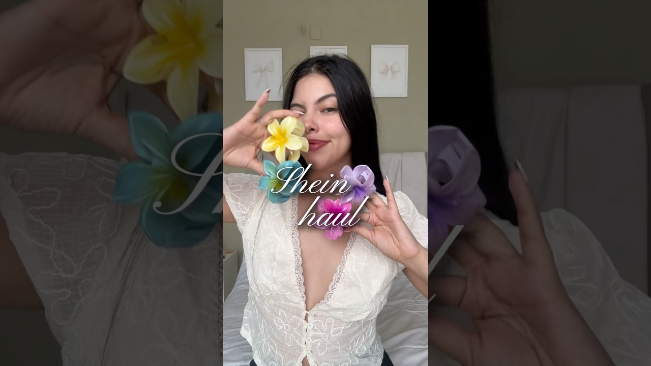 Todo por menos de 50 mx💗 #accessories #scrunchies #collares #sheinhaul #coquette