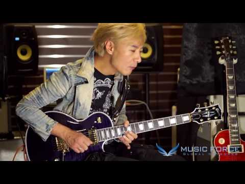 2015 Gibson Custom Shop Les Paul Axcess Custom – Rare Trans Purple – Floyd Rose & Tesi Kill Switch image 16