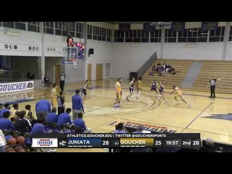 Goucher Men's Basketball Highlights vs. Juniata 1/24/22 thumbnail