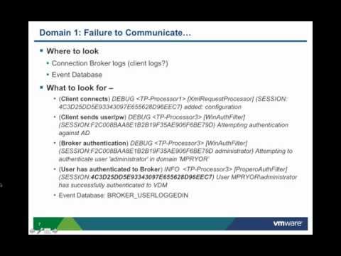 Troubleshooting VMware View