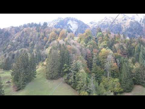 Luftseilbahn Mettlen - Flühmattli Bergfahrt - cable car Switzerland