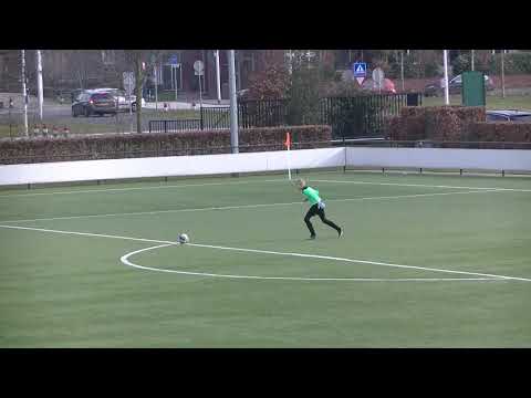 Isaiah Ahmed UVV JO13-1 - FC De Bilt JO13-1 2de helft (4-0)