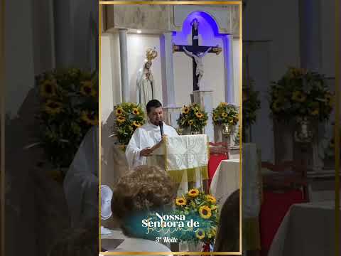 terceira noite do novenário em honra a Nossa Senhora de Fátima Padroeira do povoado Betânia