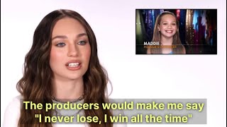Maddie Ziegler Exposes the Reality of Dance Moms