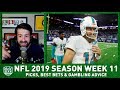 Week 11 Picks Against the Spread, Best Bets, Gambling Advice I Pick Six Podcast