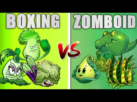 Team ZOMBOID vs Team BOXING - Which Plant Team 's Best? - PvZ 2 Plant Vs Plant