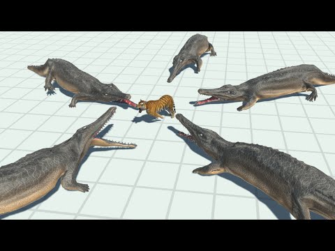 5 MACHIMOSAURUS vs 5x EVERY UNIT - Animal Revolt Battle Simulator