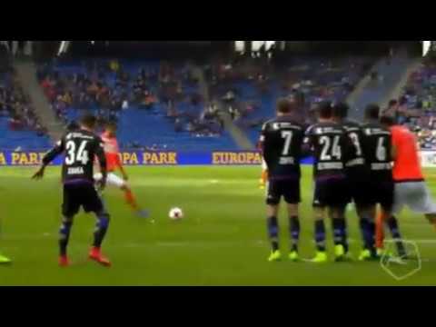 Basel vs Lausanne 4-3 Campo Amazing Goal | Swiss Super League [19.02.2017]