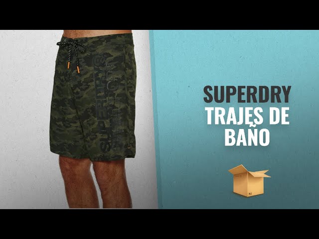 Vídeo relacionado con Superdry Code APPLQUE 19INCH Swim Short M3010187A Green S Hombre