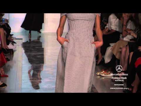 MATICEVSKI: MERCEDES-BENZ FASHION WEEK AUSTRALIA SS 2014/2015