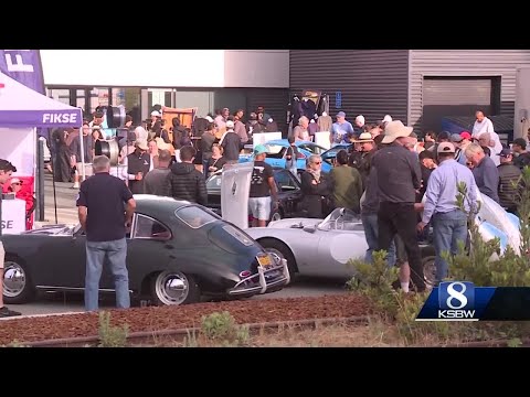 Monterey Car Week: Porsche celebration in Seaside packs thousands at dealership