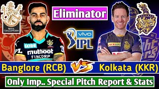 Eliminator - RCB vs KKR Today IPL Match Pitch Report | Sharjah Cricket Stadium Pitch Report, IPL2021