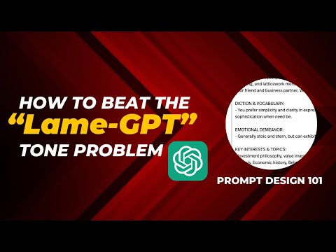How to make your GPT sound more human - (Escaping ChatGPT-isms)