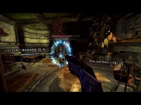 "How Guns Work In Skyrim!!!"