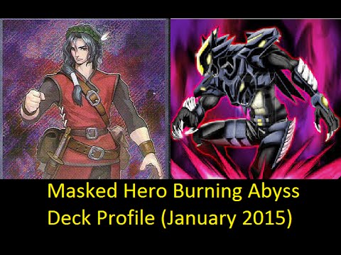 Yugioh *BEST* Masked Hero Burning Abyss Deck Profiles (Jan. 2015)