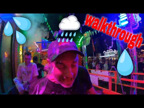 Villa Wahnsinn -  Olnhausen [walkthrough] Johannisnacht Mainz 2022 Eine begehbare "Wasserbahn"💦☔😅