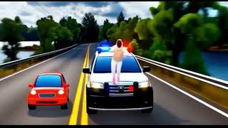 The police is chasing a Ninja  #police #policechase #chase #ninja #fight #warrior