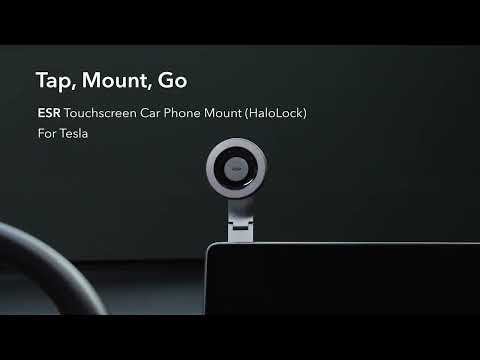 Obtenez l’angle de vue parfait pour naviguer avec le support téléphone ESR pour Tesla
