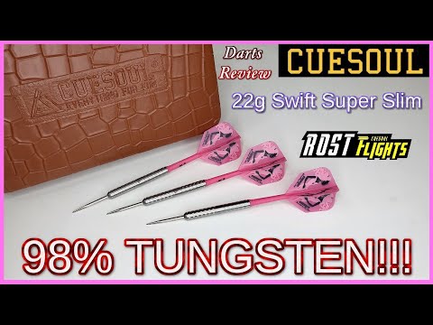 98% TUNGSTEN DARTS!!  - Cuesoul SWIFT Darts Review