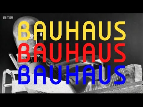 Το ντοκιμαντέρ Bauhaus 100 (BBC, 2019), γυρισμένο για τα εκατό χρόνια από την ίδρυση της σχολής στη Βαϊμάρη το 1919 από τον Walter Gropius [Βάλτερ Γκρόπιους], ανασυνθέτει την πορεία της από τη μεταπολεμική ουτοπία της συνένωσης τεχνών και τεχνολογίας έως τη διεθνή διάχυση της αισθητικής της. Παρουσιάζονται οι προσωπικότητες που καθόρισαν το εγχείρημα, μεταξύ των οποίων οι Paul Klee [Πάουλ Κλέε], Wassily Kandinsky [Βασίλι Καντίνσκι] και Josef Albers [Γιόζεφ Άλμπερς], καθώς και η αρχή της κατάργησης του διαχωρισμού ανάμεσα στην ελεύθερη τέχνη, τη χειροτεχνία και τη βιομηχανική παραγωγή. Αφήγηση: [[#Mat Whitecross [Ματ Ουάιτκρος]#]].