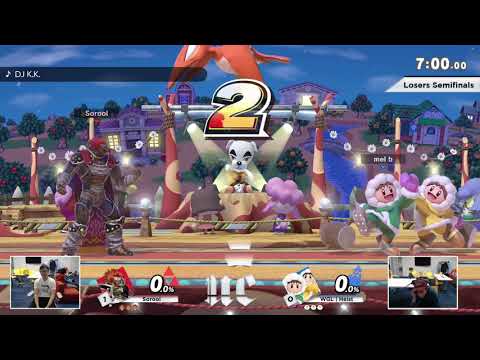 SSB203 Losers Semis  - Sorool (Ganondorf) vs WGL | Heist (Ice Climbers)