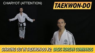 Starting out in Taekwon-Do #2: Basic Korean commmands