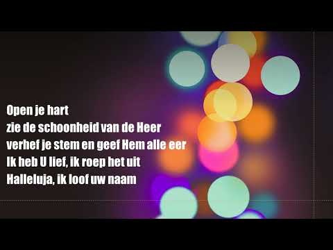 Opwekking met tekst 341 Open je hart