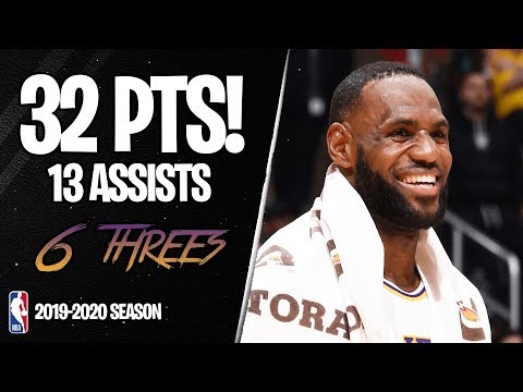 LeBron James 32 Points, 13 Assists vs Minnesota TImberwolves - Full Highlights 08/12/2019