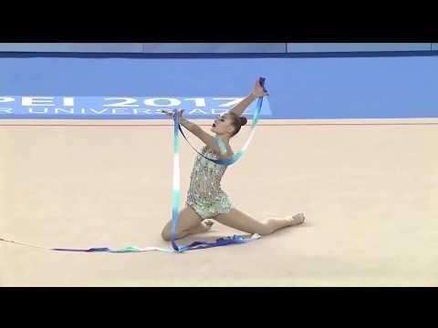 Selina Zhumatayeva Ribbon Final - Universiade 2017