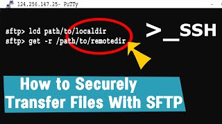 How to manually transfer files via SFTP in Linux server?