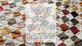 IS WOOL BATTING THE BEST? Different waddings for hand quilting