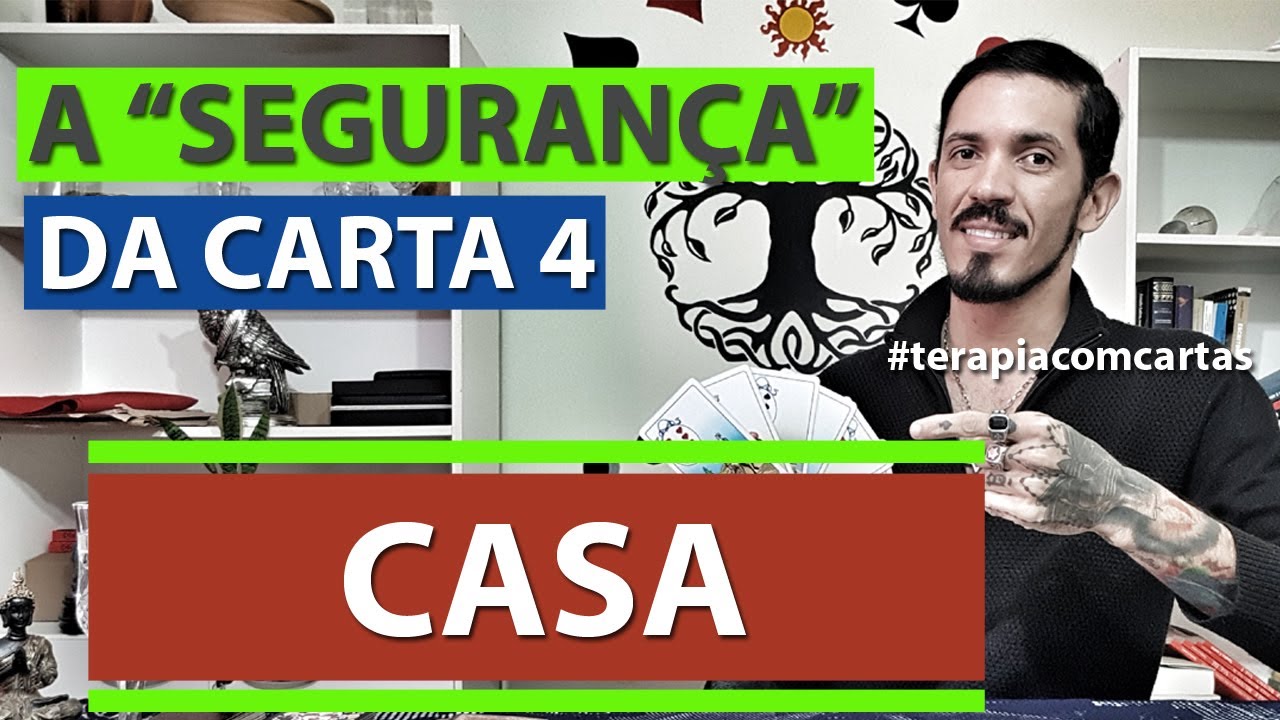 Carta 4 do Oráculo Cigano ♠♥ CASA ♠♥| ☛ TERAPIA COM CARTAS