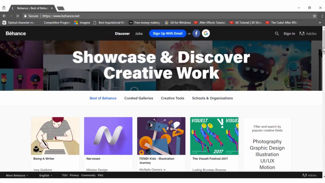 Behance not working (Problem Solution)