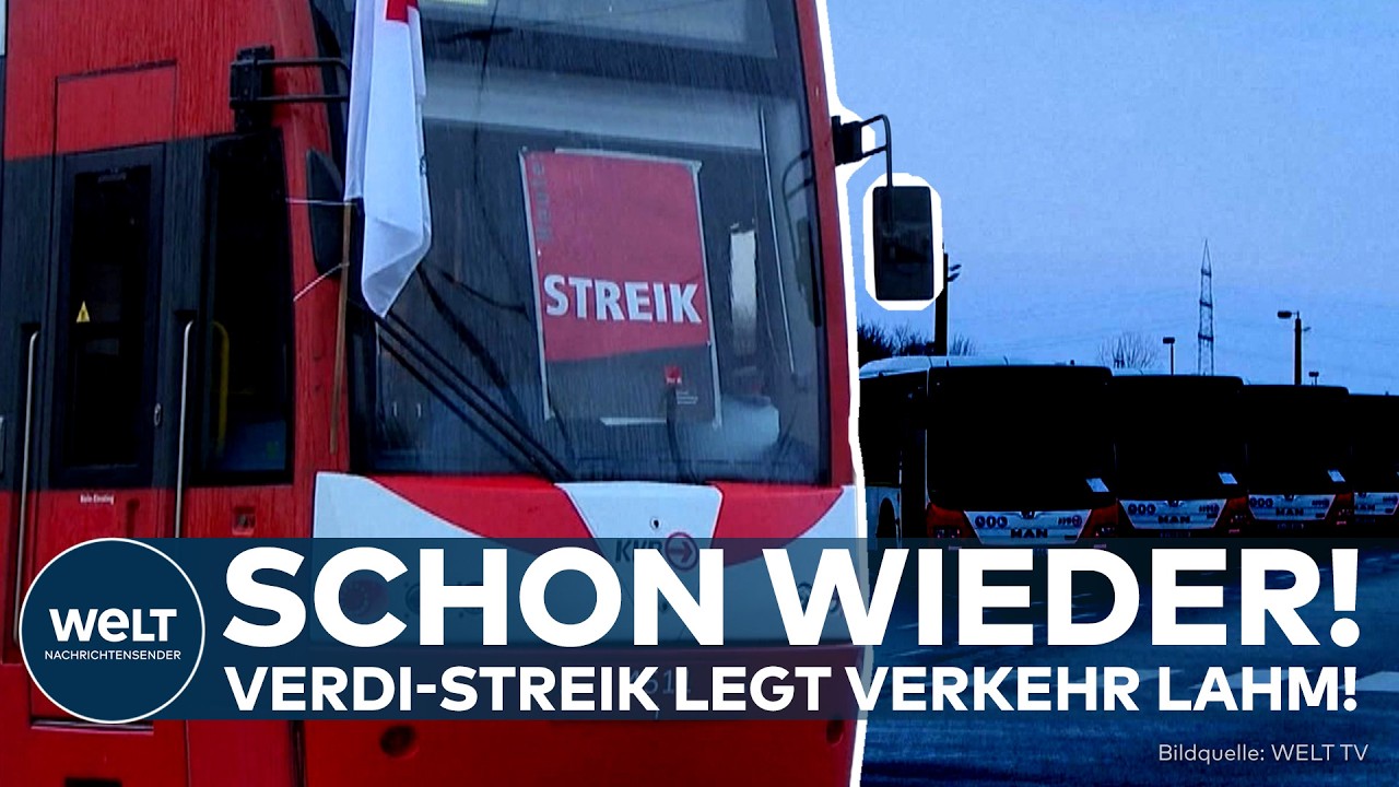 DEUTSCHLAND: Verdi-Streik stoppt Busse und Bahnen – Massive Ausfälle in mehreren Bundesländern!
