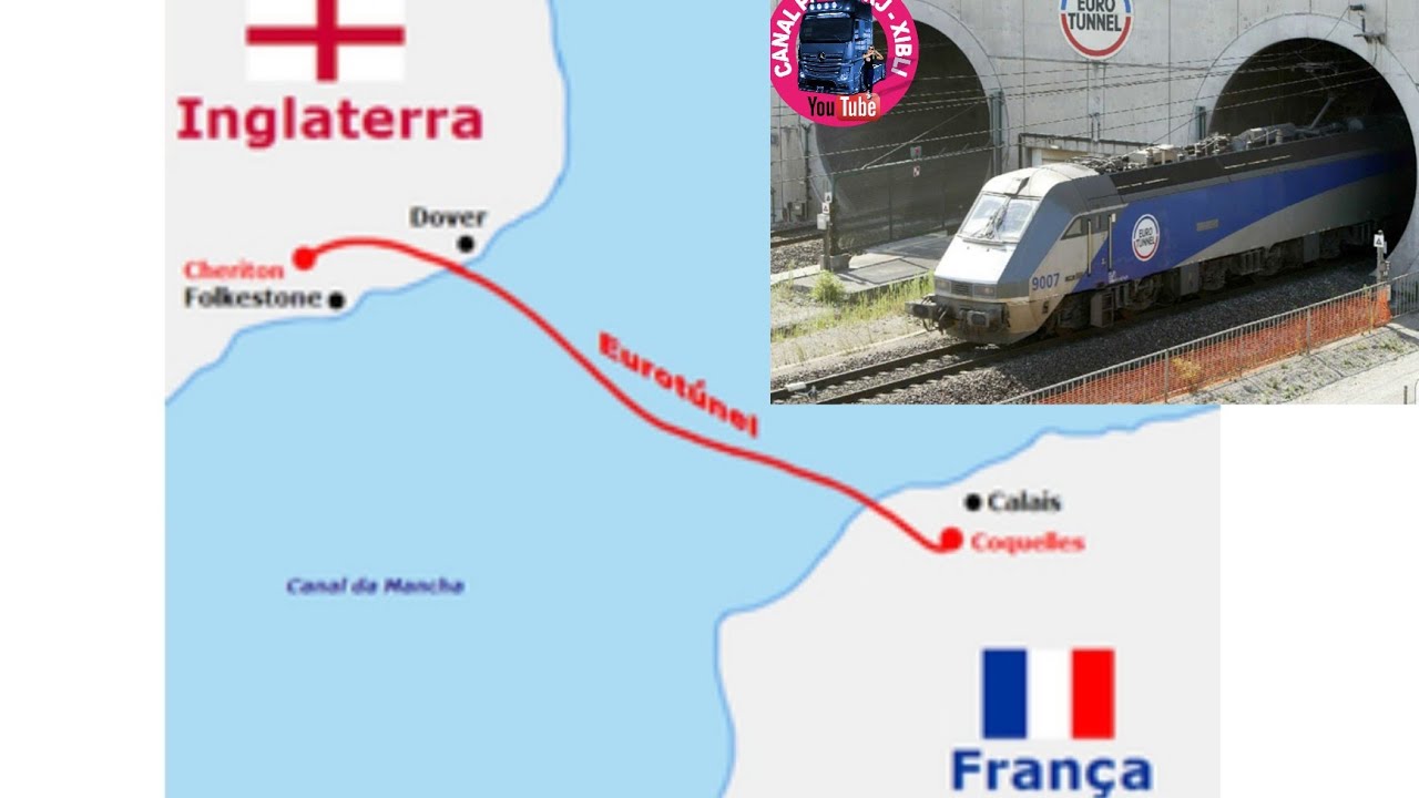 Eurotúnel por dentro.51 km por baixo do mar.Vem comigo!canal da mancha.Video n°259