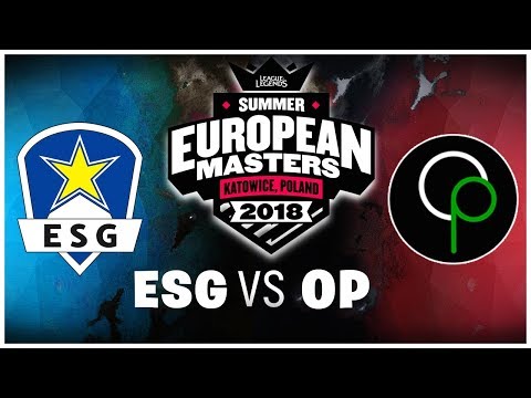 Viertelfinale European Masters Highlights + Interview | ESG vs OP | LoL