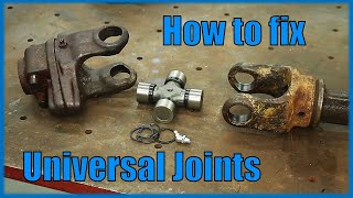How to fix a Universal Joint UJ with tips on what to do when it doesn't go to plan.
