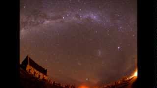 preview picture of video 'starry sky on the Lake Tekapo, NZ'