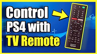 How to Control PS4 With TV Remote and Turn On PS4 without Controller! (HDMI-CEC)