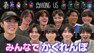 長尾オニvs東西ジュニア！味方を売る西村！NagaoFC10人でガチかくれんぼ対決【Among Us】