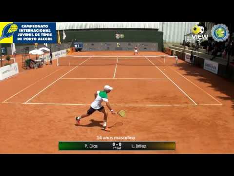 Dia 15.02.2017 Pedro Dias x Lucas Britez 14 anos masculino 1 set chuva